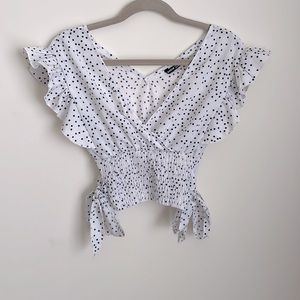 Summer polkadot blouse